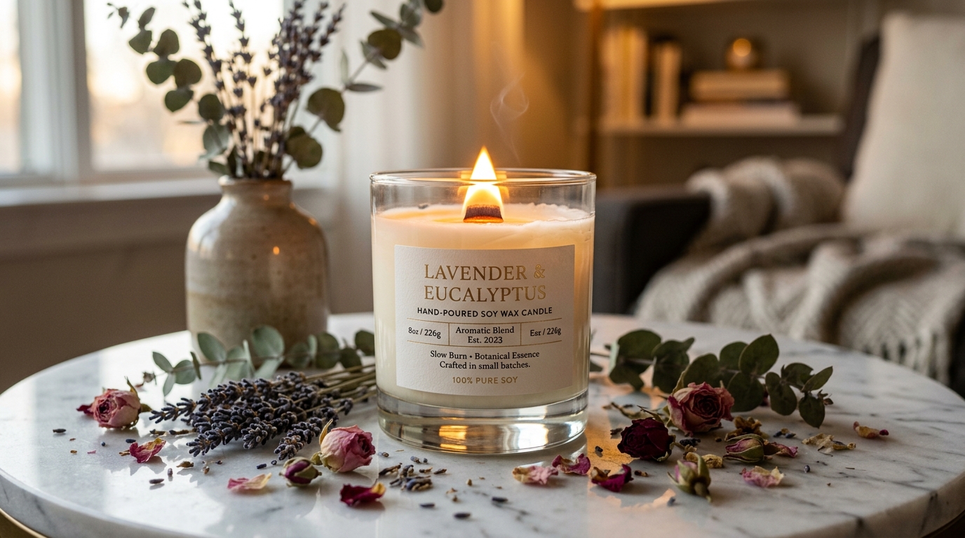 Raha Moments Luxury Soy Candle 1